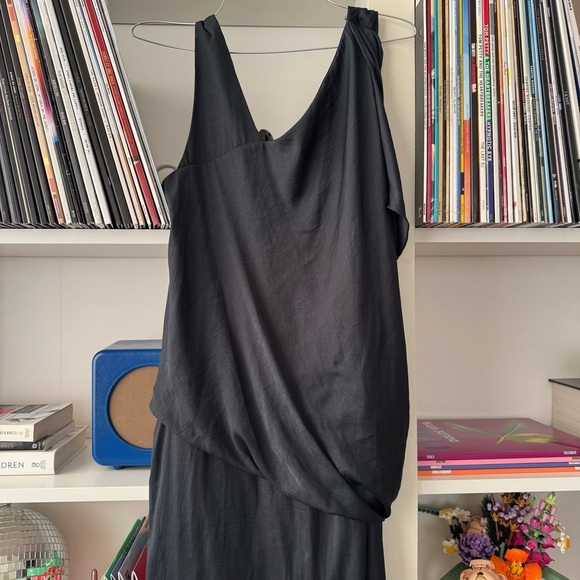 HELMUT LANG Black Earth Goddess Gown - Picture 8 of 12